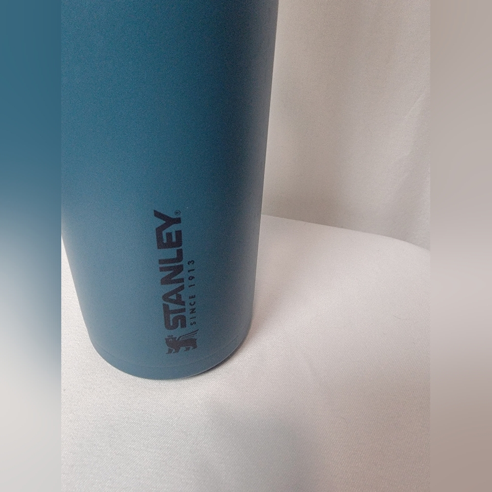 Stanley Teal Stainless Steel Travel Bottle with Flip Lid - Picture 2 of 4